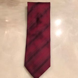 Armani Red Silk Tie